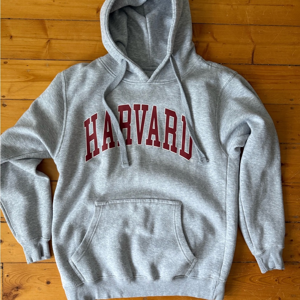 Harvard Gray Hoodie - Men - Medium